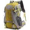 Ronyme Zaino da Trekking 40l Zaino da Escursionismo Zaino da Viaggio Zaino da Montagna con Pannelli in Tessuto Profilo Sagomato Supporto Carico Regolabile, Giallo, Giallo
