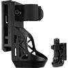 ZPSNDP Supporto per Torcia Elettrica Nero, PVC Porta Cinturone Ruotabile a 360 Gradi, Adatto per Torce da 2,5-3 cm, Fondina in Plastica per Torcia Tattica (Ferroso)