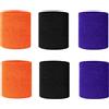 JOINPAYA 6 Pezzi Polsini Sportivi Traspiranti per Protezione Polso Elastico ad Alta Elasticità, Design Leggero per Workout e Calcio Colore Casuale