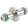 BCOATH Nucleo Valvola Filettatura 7/16-20unf con Guarnizione O-Ring in Gomma e Metallo Monitoraggio Pressione Preciso per Manometro Subacqueo per Tubo Alta Pressione per Immersioni