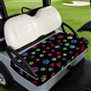 TNKBREEZE Golf Cart Coprisedili in microfibra per golf cart coperta da golf club auto golf cart protezione accessori golf cart sedile asciugamano adatto 130 x 78,5 cm (impronte colorate zampe)