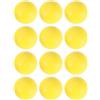 GOOHOCHY 12 Pezzi Palline da Golf in Schiuma Gialle, Resistenti in Resina Sintetica Bilanciato per Allenamento Sportivo Indoor e Outdoor