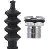 SHINEOFI 2 Set Guarnizioni Soffietto Impermeabili 42mm in Gomma con Supporto in Alluminio per Asta di Comando Barche Rc Accessori Nautici Resistenti all'Acqua