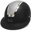 Goutdori Casco da Equitazione Casco da Equitazione per Bambini Regolabile Ammortizzante Adatto per Allenamento equestre e |.Argento 48 52 cm