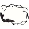 Ozzyr fasce di resistenza con maniglie Fascite plantare con fascia elastica for lo stretching del piede della gamba dello yoga(Black)