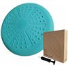 predolo Cuscino Equilibrio Disco Stabilità Cuscinetto Propriocezione con Superficie Testurizzata in PVC Gonfiabile Regolabile Adatto per Esercizi Posturali, Blu, Azzurro, 34 CM