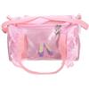 iplusmile Borsa da Balletto Interno Spazioso Elegante e Pratica in Raso Rosa per Organizzare Accessori da Danza per Ragazze per Viaggi