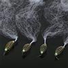 AKLOSIPY Rete da Pesca in Nylon da 4 Pezzi con Perline Luminose, Trappola per Pesca a Banco a Molla in Rame, Guadino Portatile a 8 Maglie per Laghetto Fluviale, Strumento per la Cattura del Pesce