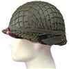 OAREA World War 2 U.S M1 - Casco Militare in Acciaio con Copertura in Rete