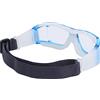 POENVFPO Occhiali da basket, occhiali di protezione anti-esplosione PC antigraffio con fascia regolabile, per l'esecuzione di Tennis Ciclismo Alpinismo (BLUE)