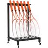 Generico Portaoggetti For Racchette Da Tennis Da Badminton | Espositore sportivo di grande capacità, for palestra di tennis club