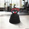 Générique Set di manubri regolabili 4 in 1, 30 kg, bilanciere regolabile palestra con manici antiscivolo e doppio bloccaggio, materiali in PVC e sabbia di ferro per allenamento