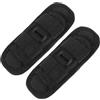 GALPADA Custodia per Torcia Militare 2 Pezzi in Nylon Nero con Clip per Cintura, Sottile e Resistente alla Polvere, per Lavoro e attività All'aperto