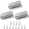 MoSundi Cerniere di ricambio per refrigeratore igloo in acciaio inox 304, kit di riparazione per ghiacciaia e congelatore, include 12 viti per una facile installazione