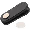DEARMAMY Clip Magnetico per Gessetto da Biliardo Nero Portatile Design in Abs per Attacco alla Cintura Durante Gioco del Pool
