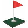 TISHITA Golf Putting Tappetino da Putt Golf Pista Putt Mettetore con Bordo Rettangolare E Coppa in Metallo E Feltro per Addestramento Quotidiano E Mira Adatto, Tappetino Da Golf In Feltro