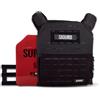 SF SUPRFIT Suprfit Sigurd 3D - Gilet ponderato per Cross Training, fino a 17 kg, con piastre di peso: 2 x 2,6 o 2 x 4 kg, regolabile, unisex