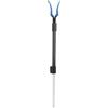 Generic Portacanne da Pesca a Terra, Supporto per Canna da Pesca in ABS e TPR Gomma con Picchetto in Alluminio Telescopico per Riva
