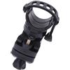 Abaodam Supporto per Torcia LED in Gomma Regolabile e Rotante a 360 Gradi Montaggio Rapido per Cintura o Bici Nero Resistente e Pratico