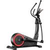 UMAY Crosstrainer per casa, ellittica magnetica silenziosa, con 16 livelli di resistenza, pulsagiffe, Crosstrainer con volano da 7 kg e display LCD, max. 159 kg