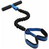 Fzaqwen Fitness Resistance Band Elastico Pedaliera Up Corda Allenamento Fascia Resistenza Barra Manuale TPE Flessibile Impugnature Comode Ancoraggio Piede, Nero-Blu