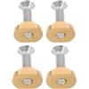 SHINEOFI 4 Pezzi Fissaggio per Tavola Hydrofoil, Set, Viti, Dadi e Rondelle in Acciaio Inox e Ottone, per SUP e Kite Foil Board, Sport Acquatici