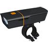 SHERCHPRY Luce per Bicicletta Facile da Installare Ipx5 2400mah Ricaricabile USB 3 modalità di Illuminazione Luce Anteriore LED e Resistente all'Acqua