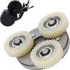 POENVFPO Kit frizione a pignone, pignone in nylon a 36 denti con frizione in acciaio da 70 mm per bicicletta elettrica 250 W 350 W