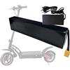 GJCKOPIUFA Batteria Al Litio Da 36V 9,6Ah Per Bici Senza Pedali, Biciclette Elettriche, Monopattini, Pacco Batteria Agli Ioni Di Litio Impermeabile 10S3P Per Ebike Con Caricabatterie XT30+JST