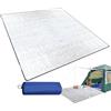 Gwtdtoad 200*200CM foglio di alluminio Camping Mat, Isolante Impermeabile Schiuma Termica Sleeping Mat Per Campeggio, Sleeping Roll Pad di Foglio di alluminio, Pieghevole Doppio lato Mat Per Outdoor