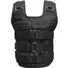 JOINPAYA Gilet Pesi Regolabile Nero Oxford per Allenamento di Forza e Corsa, Comfort Traspirante e Peso Massimo 50kg, Adatto a Uomini e Donne