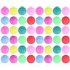 JECOMPRIS 50 Pezzi Palline da Ping Pong Colorate in Pp, 40mm, Senza Cuciture, Mix Colori, Palline da Ping Pong Colorate per Intrattenimento e Lavori اليد? Colore Casuale