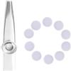 Limtula Kazoo in metallo con 10 membrane per flauto, strumenti musicali per ukulele, violino, chitarra, pianoforte