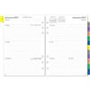 YHH Ricambio Agenda Organizer 2027 A5, Settimanale e Mensile, 6 Fori, Divisori Mensili Colorati, Pagine Note, Contatti e Password, Carta Spessa 100gr, Gennaio-Dicembre 2027