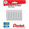 Pentel Gomme di ricarica Twist Erase, confezione da 18