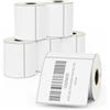 BETCKEY - 6 Rotoli di Etichette Film Rimovibili,76mm x 76mm, 3000 Etichette a Distacco Facile Senza Residui per Stampanti Termiche