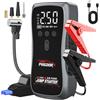 PHSDOR Avviatore Batteria Auto con Compressore 150PSI 8000A 25000mAh, Booster Avviamento Auto (Tutti Gas/10.0L Diesel), Avviatore Emergenza Starter Batteria con Torcia a LED