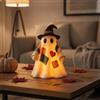 Statuetta Spettro Con Cappello Da Strega, Statua Spettro Patchwork Con Cappello