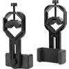 VBESTLIFE Supporto per Cellulare per Binocolo, Supporto per Smartphone Regolabile con Clip a Molla per Telescopio, Universale per Cellulare per Microscopi, Monocoli, Visione Notturna, Larghezza 5-9 Cm