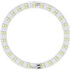 F&Y Lavagna luminosa ad anelli LED 3V-5V - Piastra luminosa ad anelli alimentata tramite USB da 10 W con modalità di illuminazione fredda e calda per l'uso quotidiano