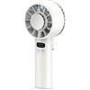 Akfldms ICE COMPRIME FREALE ALTA VIEDA USB USB Ricaricabile Ricaricabile Ventilatore A LED Digitale Ventola Digitale Bianca