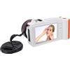 POENVFPO Fotocamera Digitale 4K, Foto da 70 MP, Zoom 50X con WiFi e Schermo Ribaltabile per Vlogging e Fotografia di Viaggio, Apertura F1.8 (WHITE)