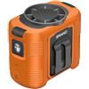 Akfldms Ventilatore Portatile con Torcia Elettrica Ricaricabile da 15000 MAh, Versatile Ventilatore da Collana con Luce per Passeggiate, Viaggi, Escursioni All'Aperto, A