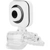 POENVFPO Facile installazione 480p HD Camera Webcam DriveFree Computer Accessori per Chiara Immagine Bianco Abs