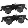 COOLHIYA Binocolo da Pesca 2 Pezzi con Lente D'ingrandimento 3x, e Regolazione Facile, Occhiali a Fascia Mani Libere per Attività Sportive All'aperto