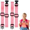 Jeqqinuz 2 cinghie pettorali regolabili, zaino toracico, zaino per bambini, spallacci resistenti e regolabili con chiusura rapida per jogging, viaggi, arrampicata, trekking, esterno (rosa)