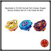 TOMY Beyblade X CX-00 Hornet Fort Kraken Riggle Bucks Antlers Set di 3 senza codic...
