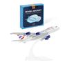 QIYUMOKE Modello Metallico Per Aereo A380 British Airways Con Supporto
