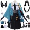 AYIMEIS Zenless Zone Zero Cosplay Hoshimi Costume con Parrucca Hoshimi Cosplay Outfit Personaggi del Gioco Uniforme Natale Halloween Carnevale Party Stage Performance Costume