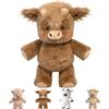 GUUTHQOR Peluche Mucca Che Corre,pupazzo Che Corre,45cm Cuscino Morbido E Soffice,Morbido Giocattolo Bambola Da Collezione (D)